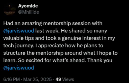 twitter testimonial