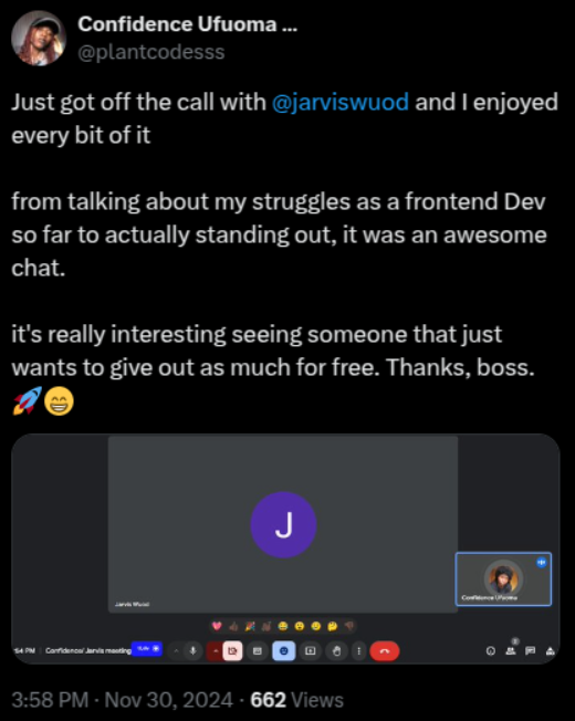 twitter testimonial
