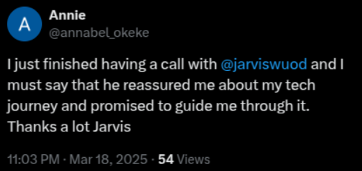 twitter testimonial
