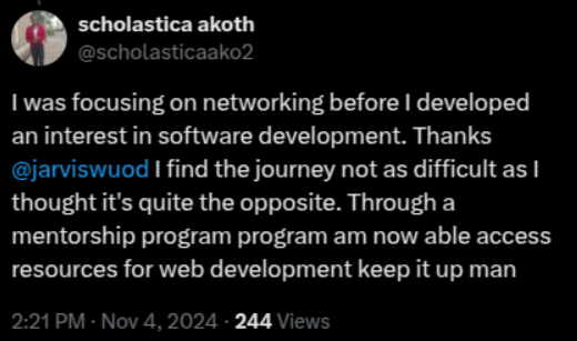 twitter testimonial
