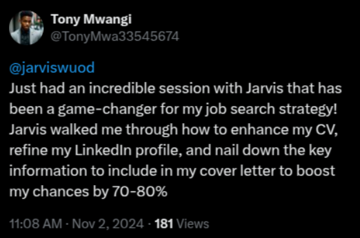 twitter testimonial