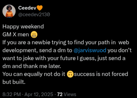 twitter testimonial