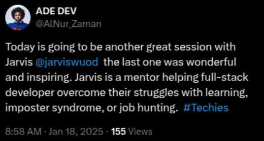 twitter testimonial